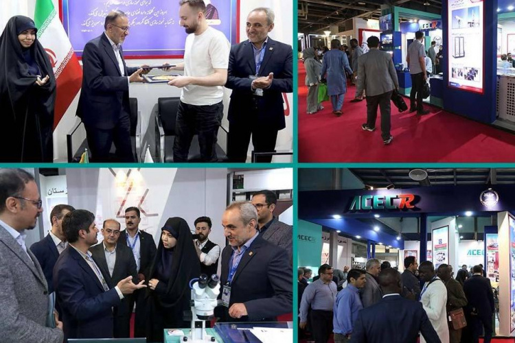 Signing of an export contract and cooperation MoU between ACECR and the private sector of Russia / Iran Expo 2025